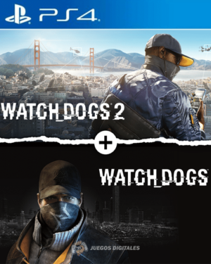 WATCH DOGS 1 + WATCH DOGS 2 STANDARD EDITION PS4