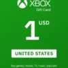 Gift Card Xbox one dolar gameforever